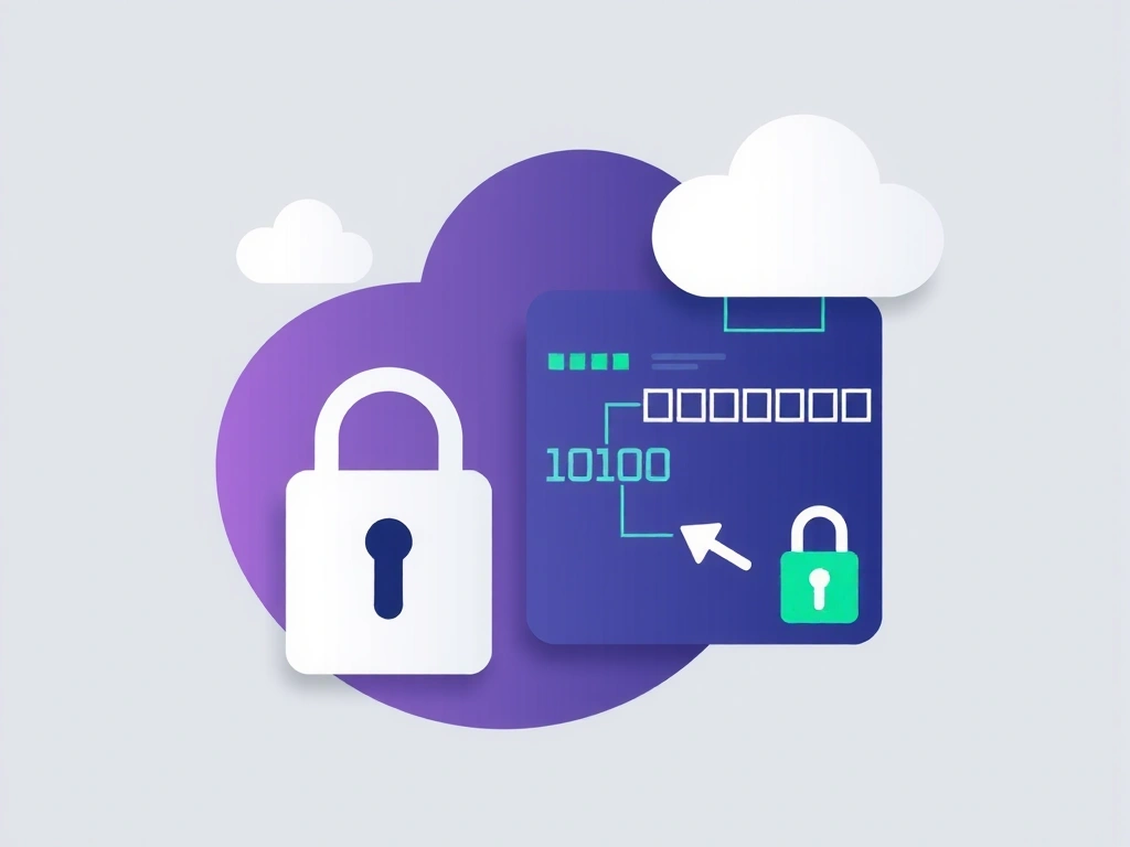 Illustration de la protection des données et de la confidentialité en ligne